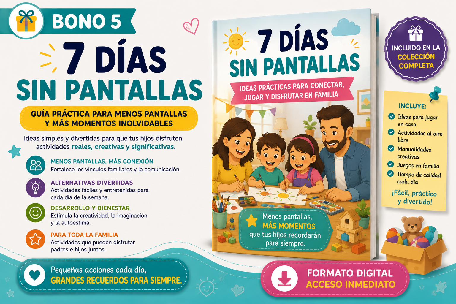 Regalo especial 7 Días Sin Pantallas