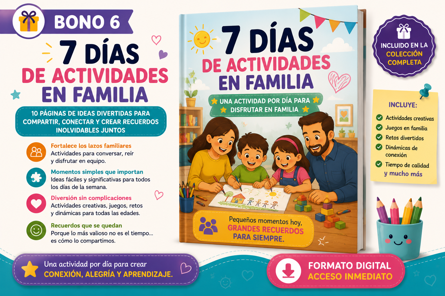 Regalo especial 7 Días de Actividades en Familia