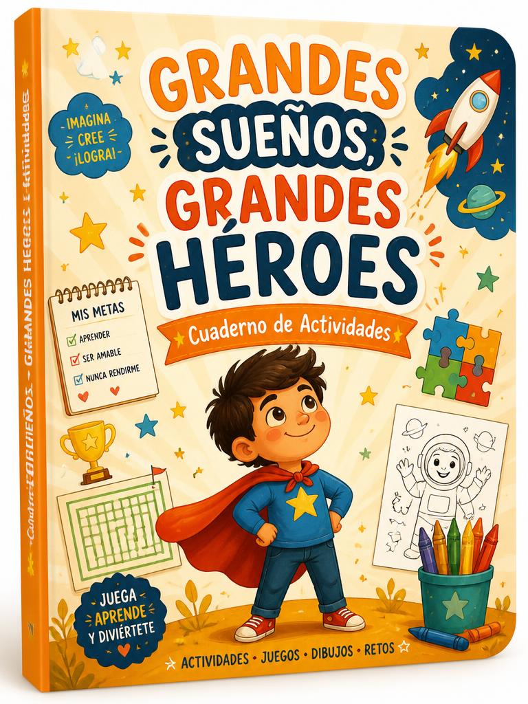 Cuaderno de actividades Cuaderno de Actividades «Grandes Sueños, Grandes Héroes»