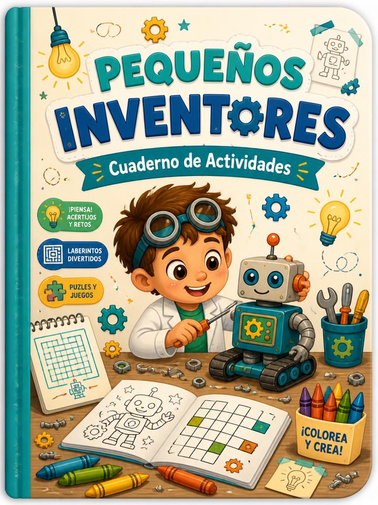 Cuaderno de actividades Cuaderno de Actividades «Pequeños Inventores»